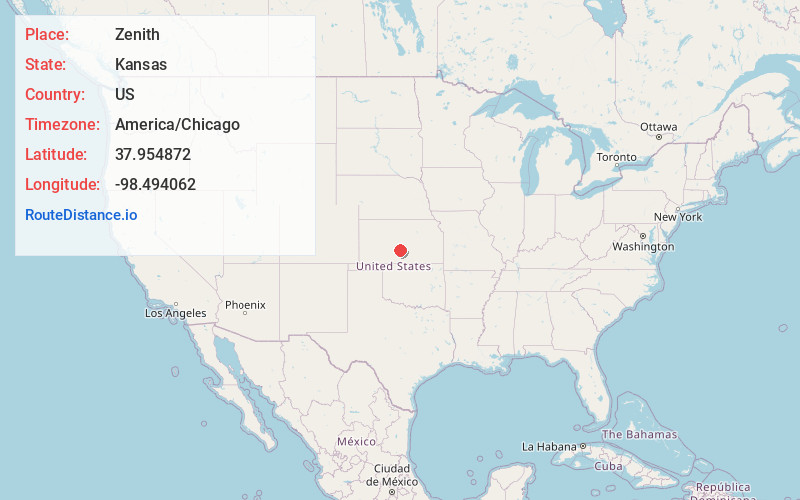 Map of Zenith
