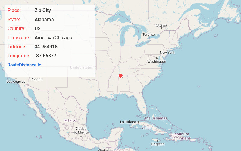 Map of Zip City