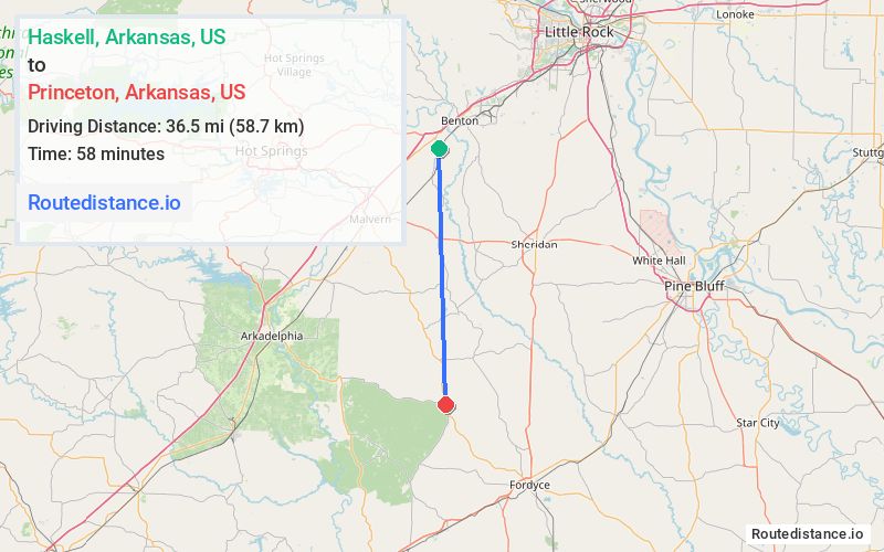 Distance from Haskell to Princeton