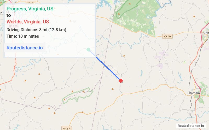Route map from Progress to Worlds